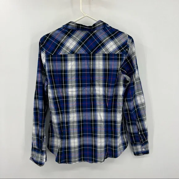 J. Crew Blue Button Down Shirt 8 - Picture 3 of 7